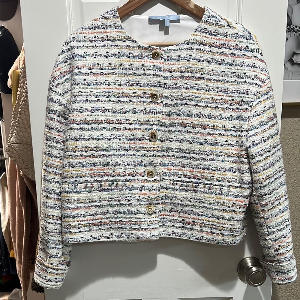Hill House Ames Tweed Jacket - Tonal Multi